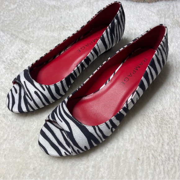 Rampage Zebra Isabella Flats - Picture 2 of 9